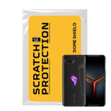 Película PPF Celular Proteção Premium Anti-Riscos, Resistente e Regenerativo –Linha ROG Phone 2 | Dome Shield