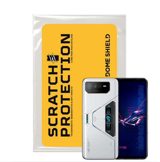 Película PPF Celular Proteção Premium Anti-Riscos, Resistente e Regenerativo – Linha ROG Phone 6 | Dome Shield
