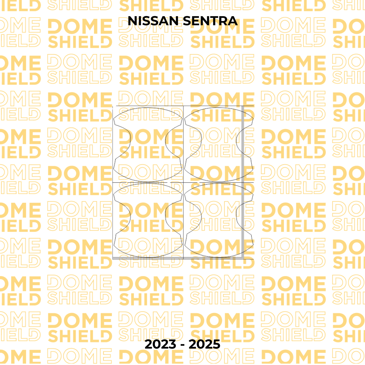 Kit PPF Película de Proteção Premium Maçaneta e Soleira - Nissan Sentra | Dome Shield