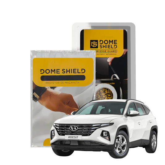 Kit PPF Película de Proteção Premium Maçaneta e Cantos de Porta - Hyundai Tucson | Dome Shield