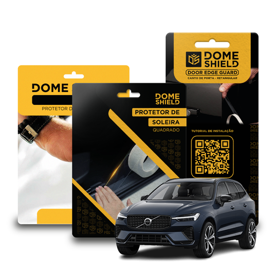 Kit PPF Película de Proteção Premium Maçaneta, Cantos de Porta e Soleira - Volvo XC60 | Dome Shield